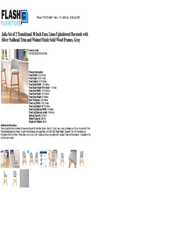 Spec Sheet