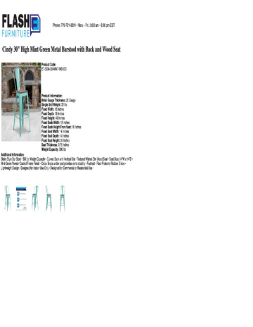 Spec Sheet