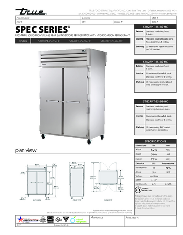 Spec Sheet