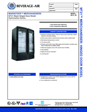 Spec Sheet
