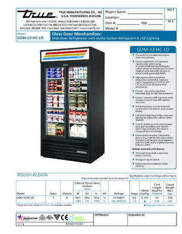 Spec Sheet