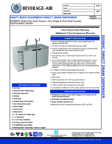 Spec Sheet
