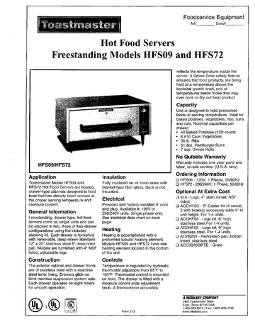Spec Sheet