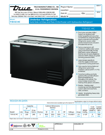 Spec Sheet