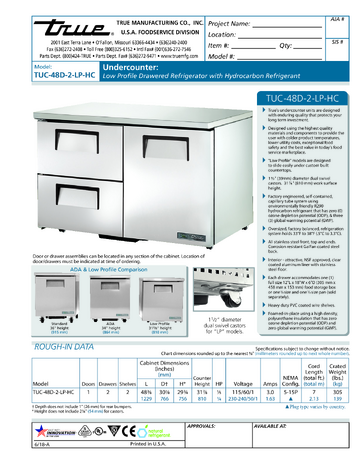 Spec Sheet