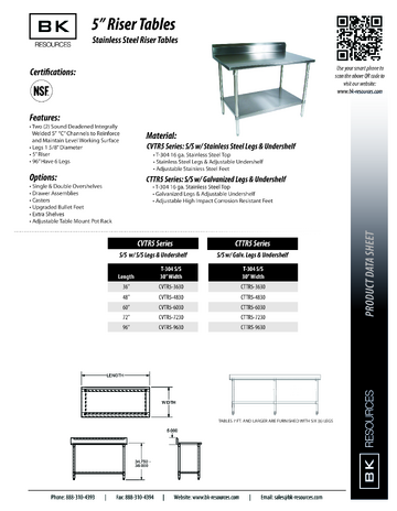 Spec Sheet