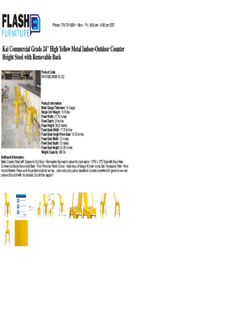 Spec Sheet