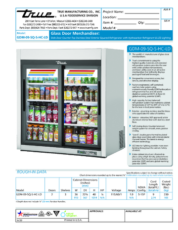 Spec Sheet