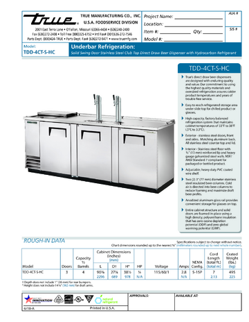 Spec Sheet