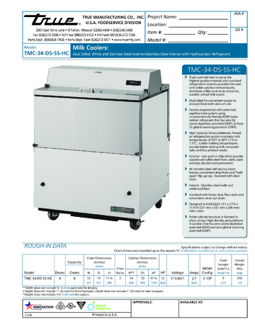 Spec Sheet