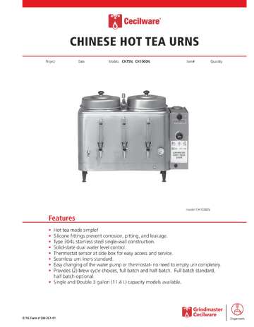 Spec Sheet