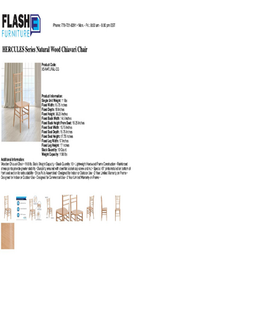 Spec Sheet