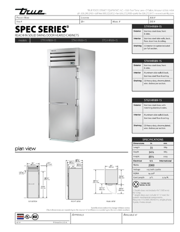 Spec Sheet