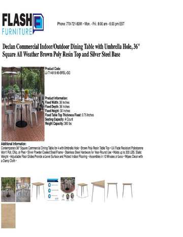 Spec Sheet