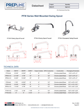 Spec Sheet