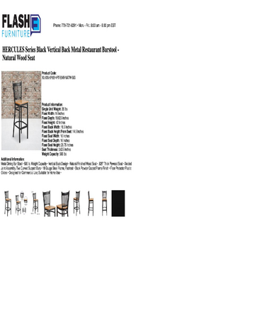 Spec Sheet
