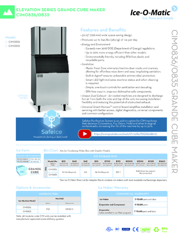 Spec Sheet