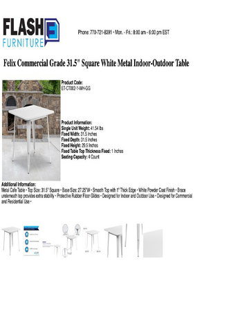 Spec Sheet