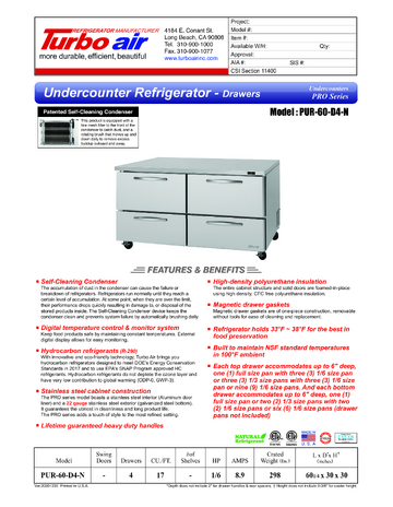Spec Sheet