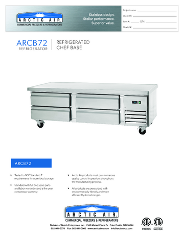 Spec Sheet