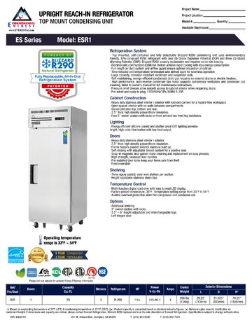 Spec Sheet