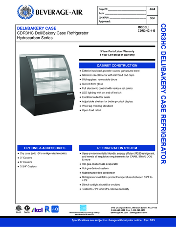 Spec Sheet
