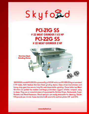 Spec Sheet