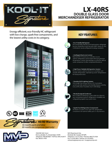 Spec Sheet