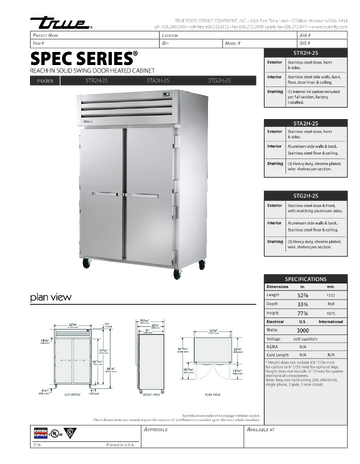 Spec Sheet