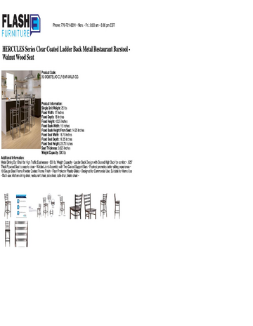 Spec Sheet