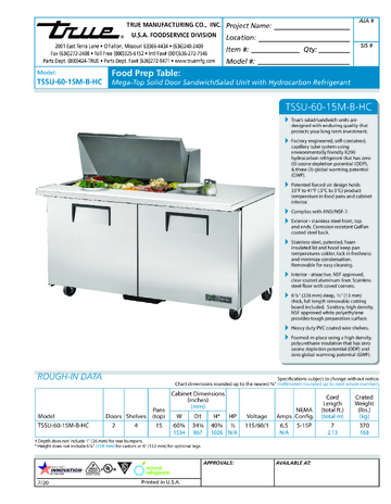 Spec Sheet