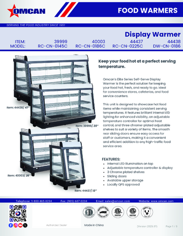 Spec Sheet