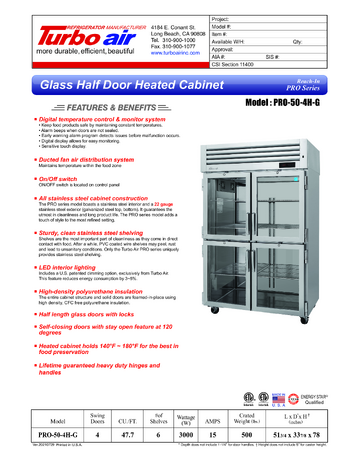 Spec Sheet