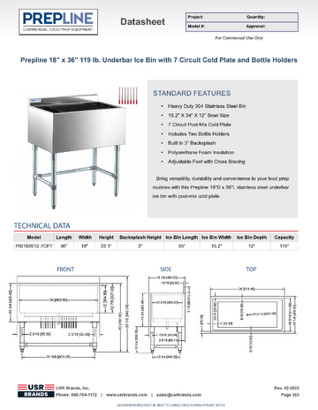 Spec Sheet