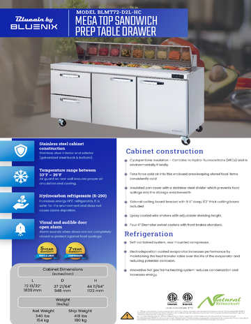 Spec Sheet