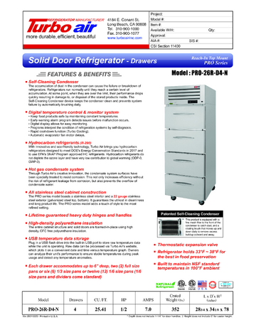 Spec Sheet