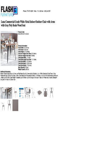 Spec Sheet
