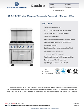 Spec Sheet