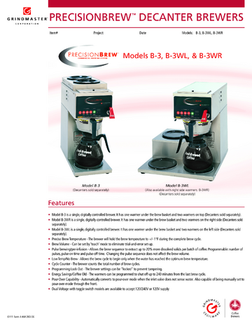 Spec Sheet
