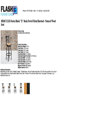 Spec Sheet
