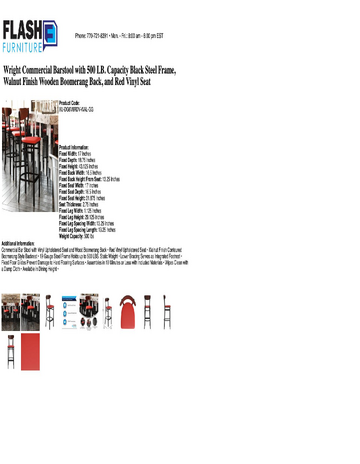 Spec Sheet