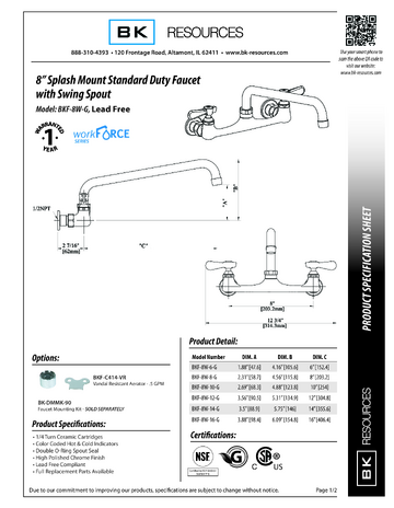 Spec Sheet