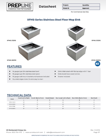 Spec Sheet