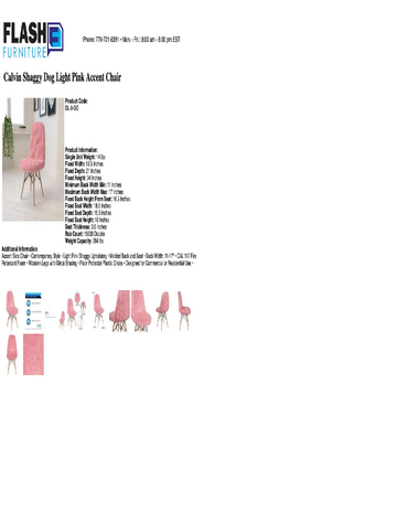 Spec Sheet