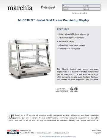 Spec Sheet