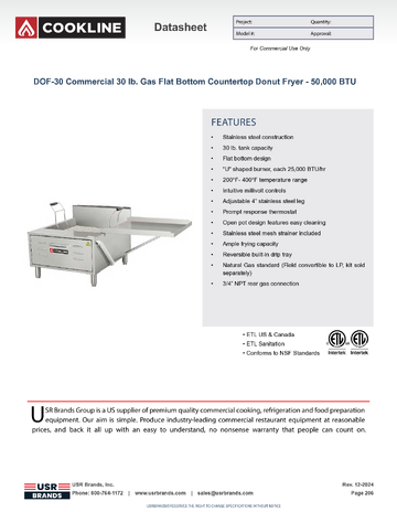 Spec Sheet