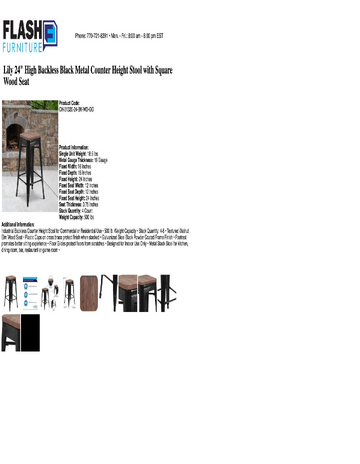 Spec Sheet
