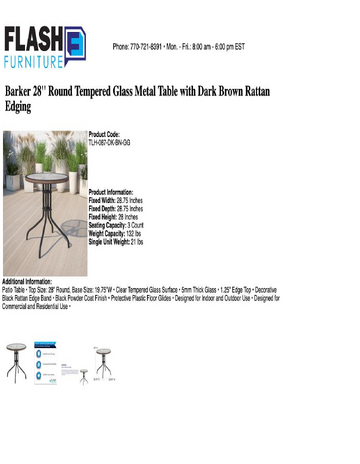 Spec Sheet