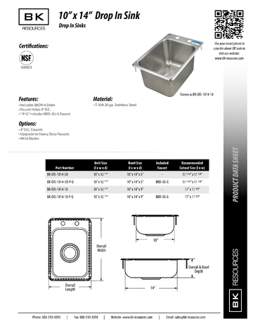 Spec Sheet