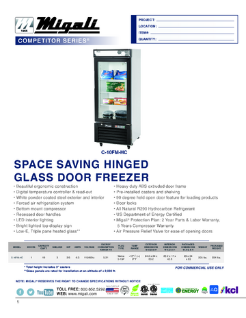 Spec Sheet
